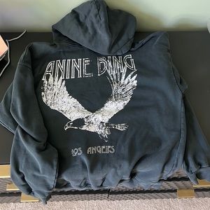 Anine Bing Eagle Graphic Hoodie Size XS *sold out*
